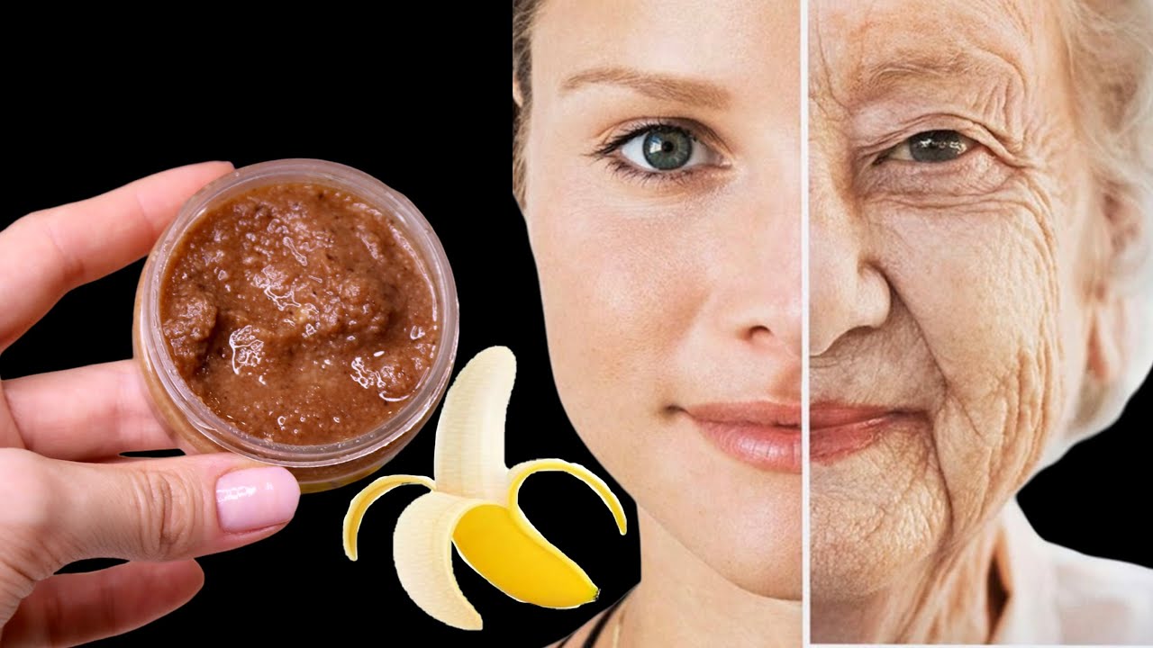 Банановая кожура Стирает все морщины на лице! 100-летний рецепт! ТОП рецептов с бананом!