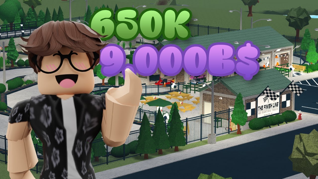 Touring the new prebuilt Flash Finish (Go Kart Track)! Bloxburg