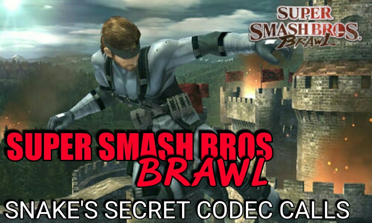Solid Snake's Secret Codec Calls! | SUPER SMASH BROS BRAWL