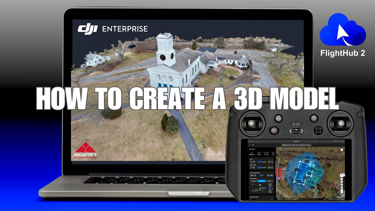 КАК СОЗДАТЬ 3D-МОДЕЛЬ с помощью DJI FlightHub 2