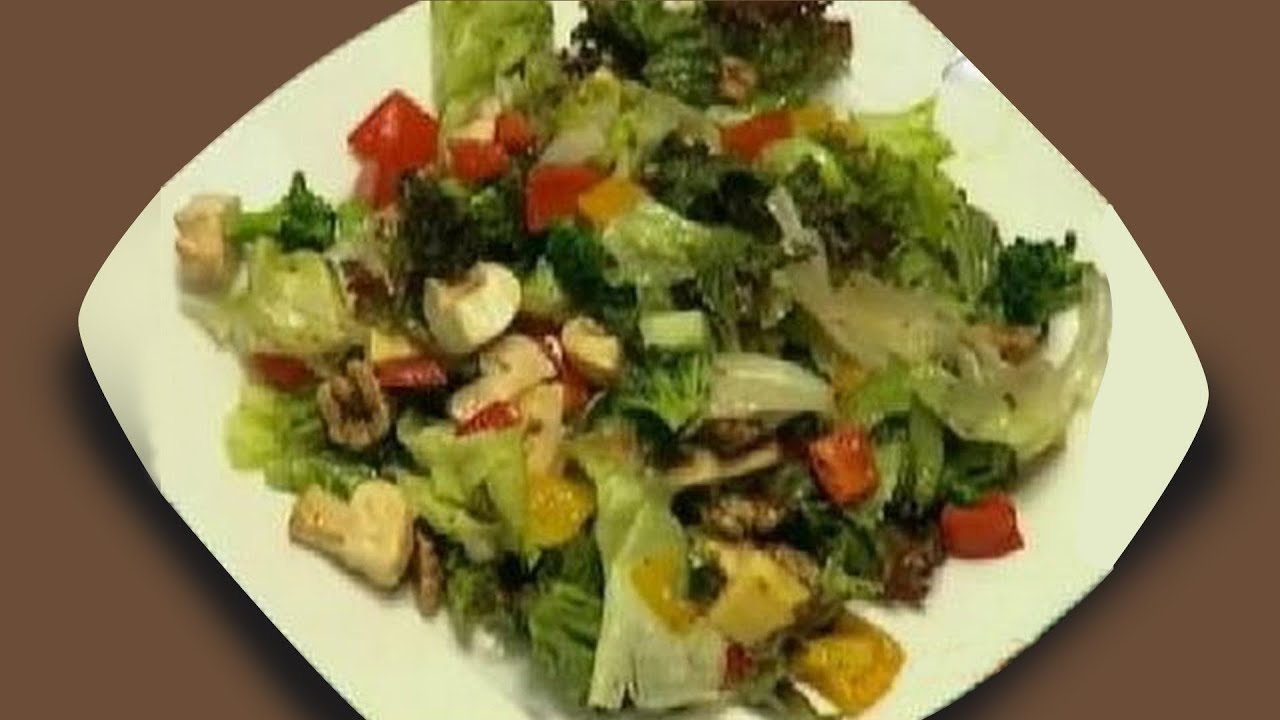 Healthy Salad Recipe | Salad In Balsamic Dressing | Sanjeev Kapoor | Khana Khazana