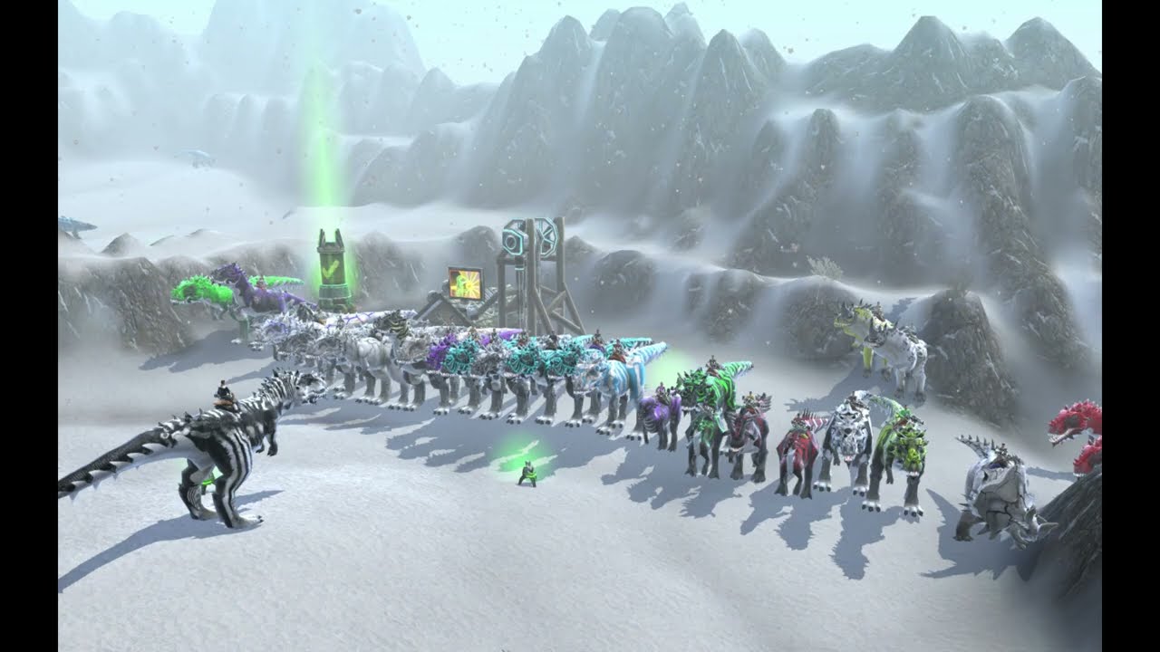 Dino Storm Eu1 War || Army Of Darkness vs Dog Rise
