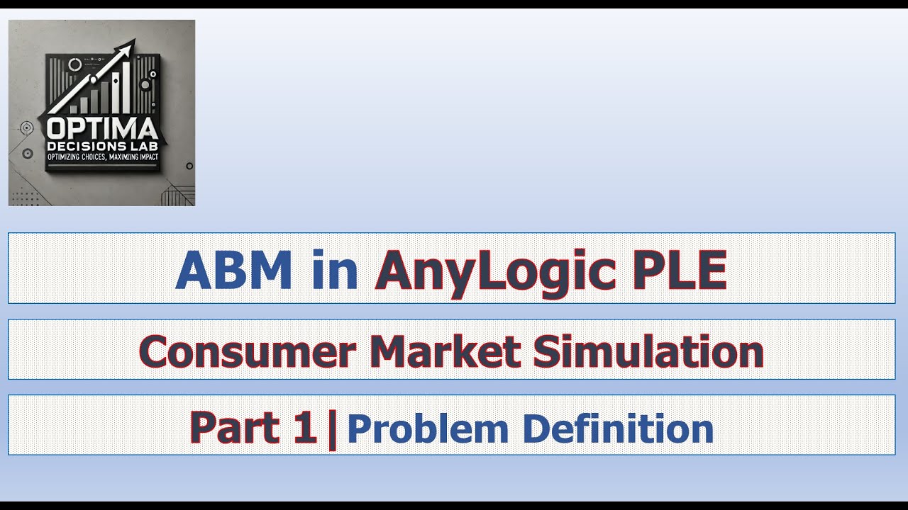 Учебное пособие по AnyLogic ABM, часть 1 | Проблема потребительского рынка и обзор AnyLogic