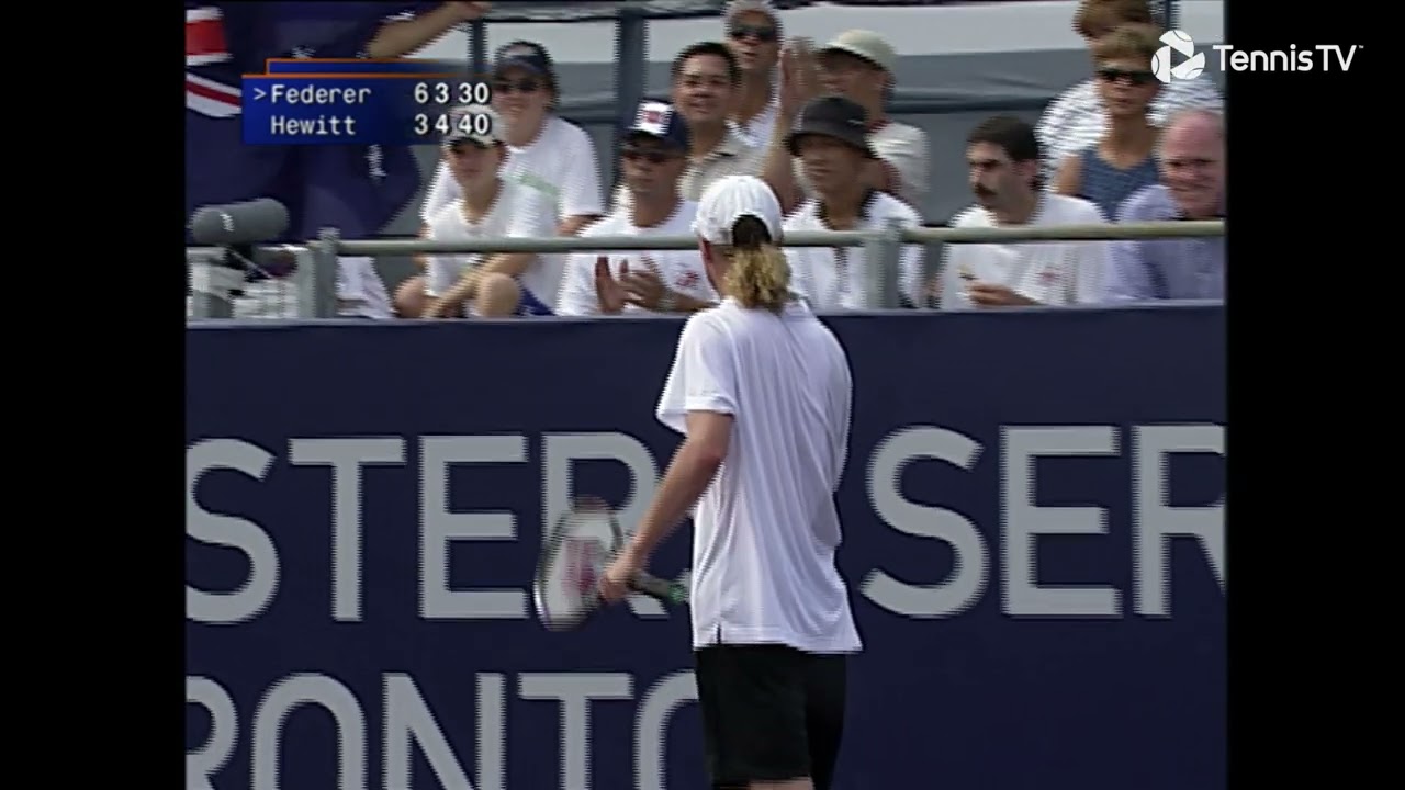 Federer vs Hewitt Highlights | Toronto 2000