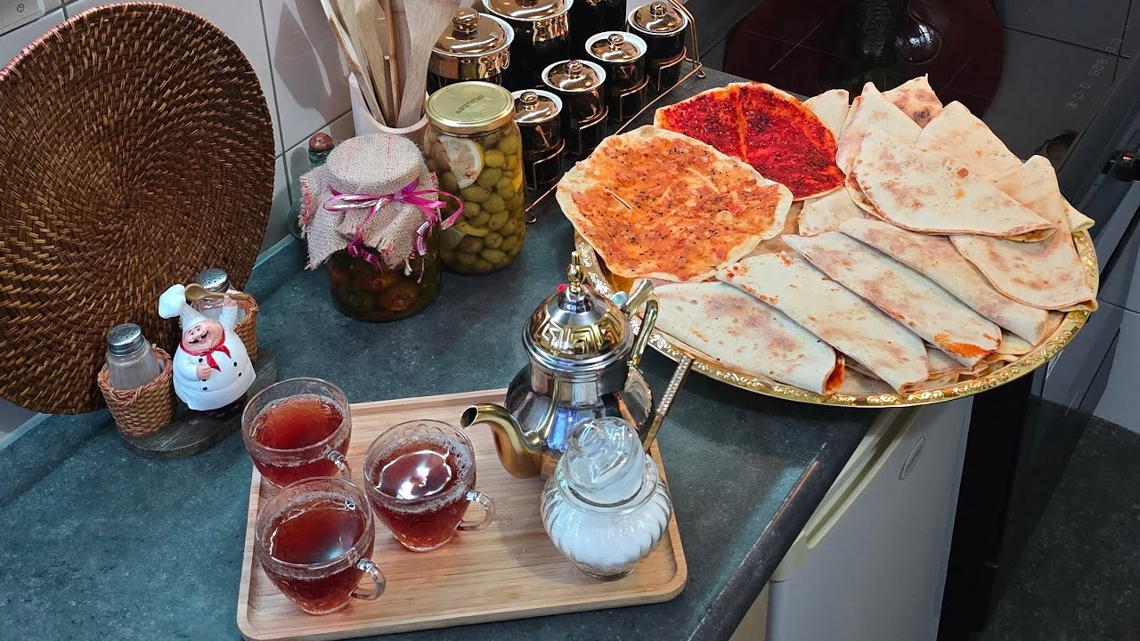 طريقة مناقيش الكشك والمحمرة على طريقتي😋🇸🇾