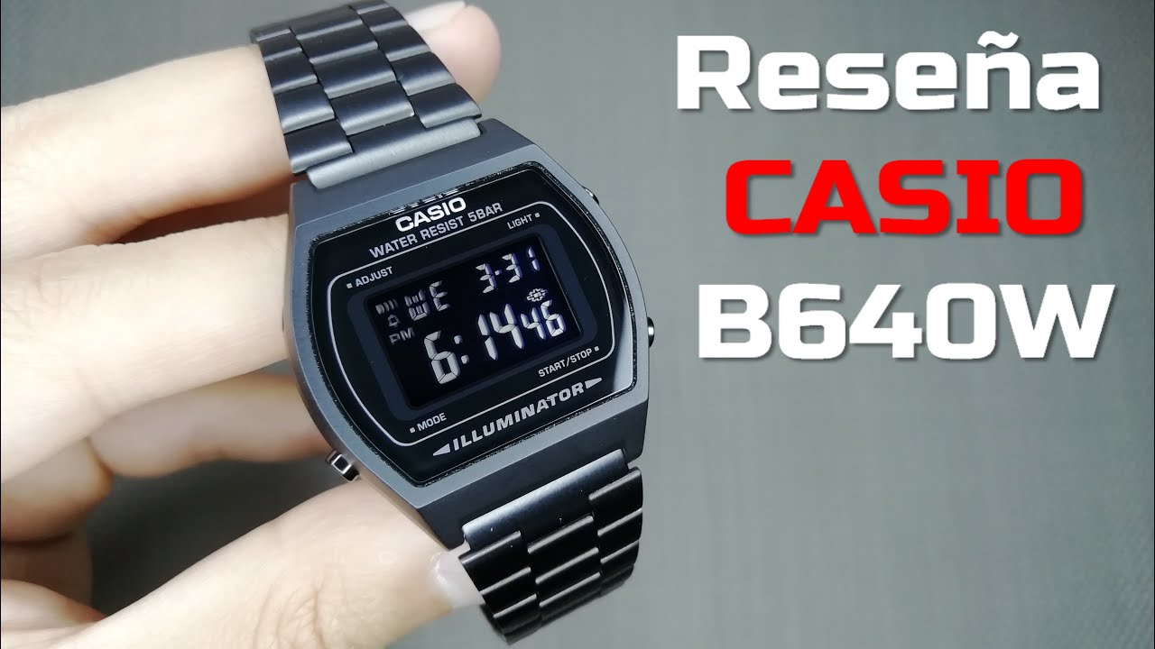 Упаковано с функциями! Винтажные обзорные часы CASIO B640WB