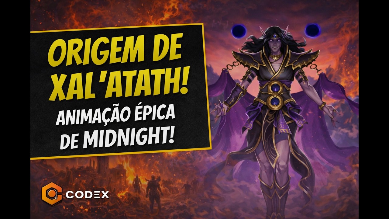 ORIGEM DE XAL'ATATH! Nova Animação ÉPICA da Rainha do Vazio para MIDNIGHT!