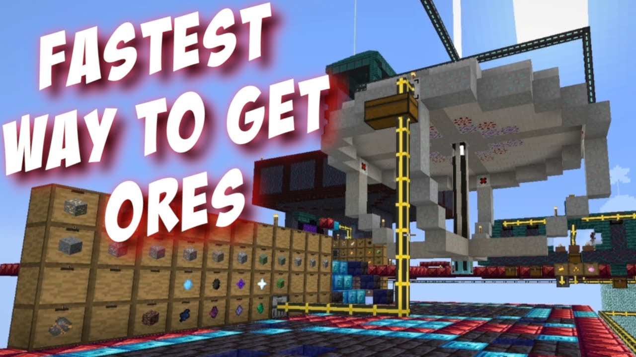 The Fastest Way To Get Ores - ATM6 Sky