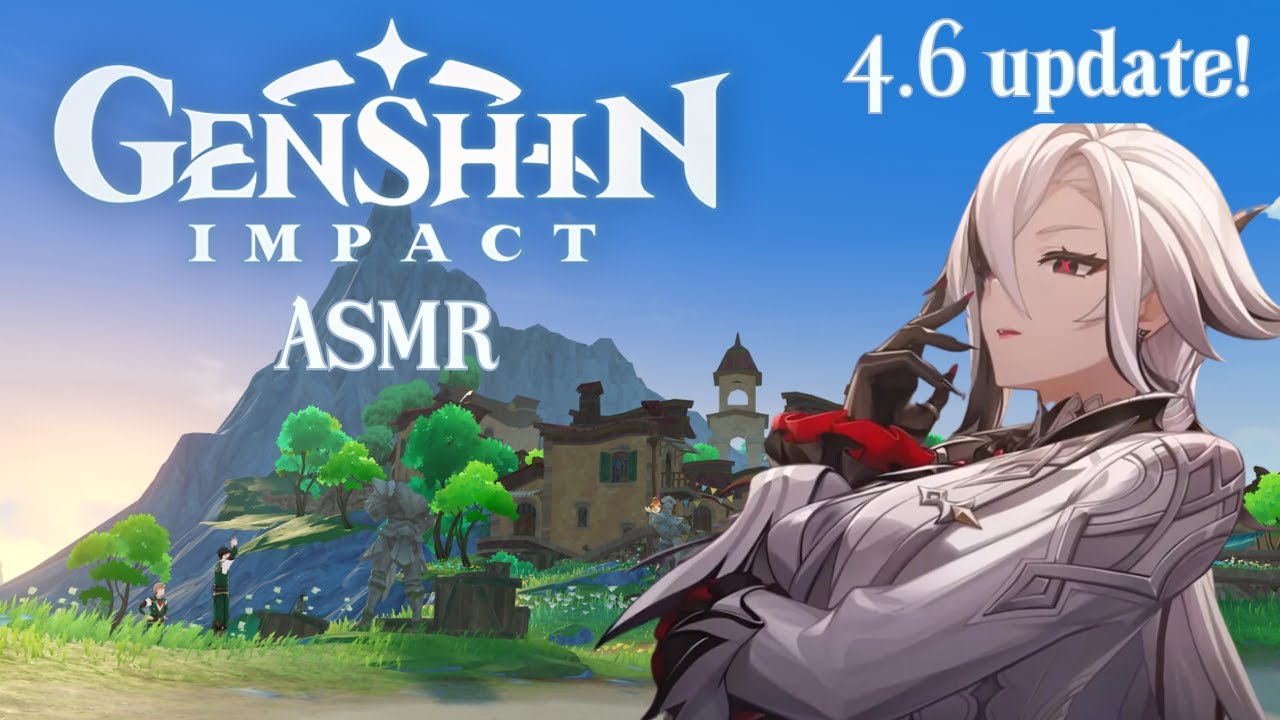 Genshin ASMR 🩸 4.6 update exploring! ✨ whispered gameplay & keyboard sounds