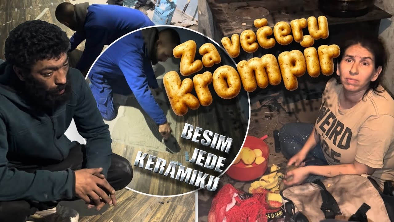 ZA VECERU  KROMPIR ,BAJAT HLEB I PRICE DA CE BITI BOLJE !BESIMCE JEDE KERAMIKU EP-06