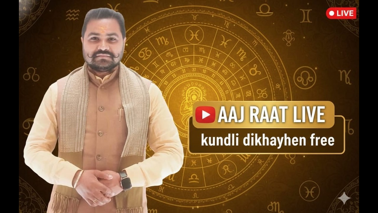 👉फ्री जन्म #कुंडली विश्लेषण सभी समस्याओं का ज्योतिषए समाधान पाने के लिए  हमारे #Live से जुड़े 👍