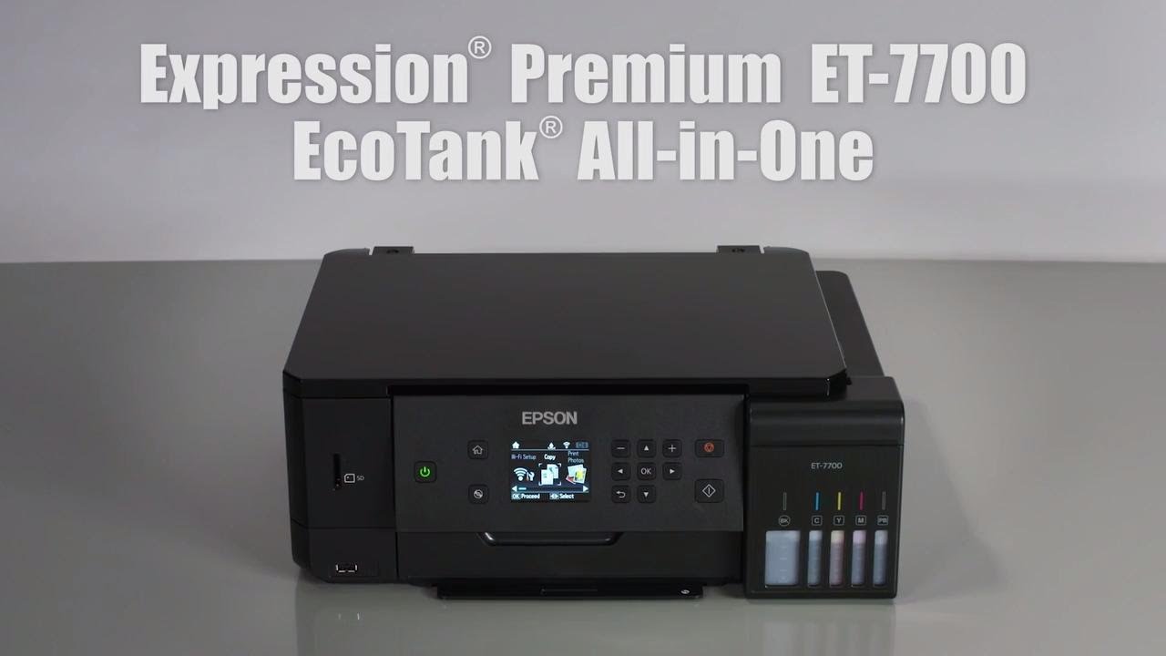 Epson Expression Premium ET-7700 | Take the Tour