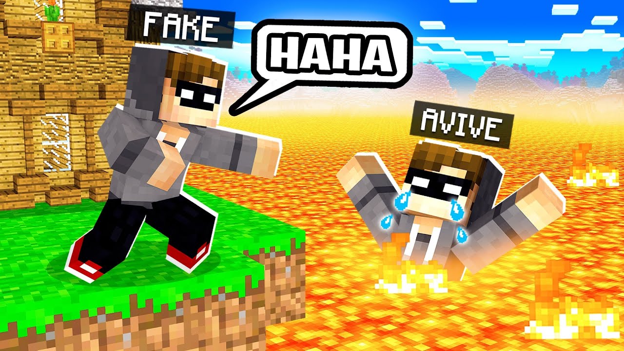 Ich erwische FAKE AVIVEHD in MINECRAFT! (YouTuber Insel)