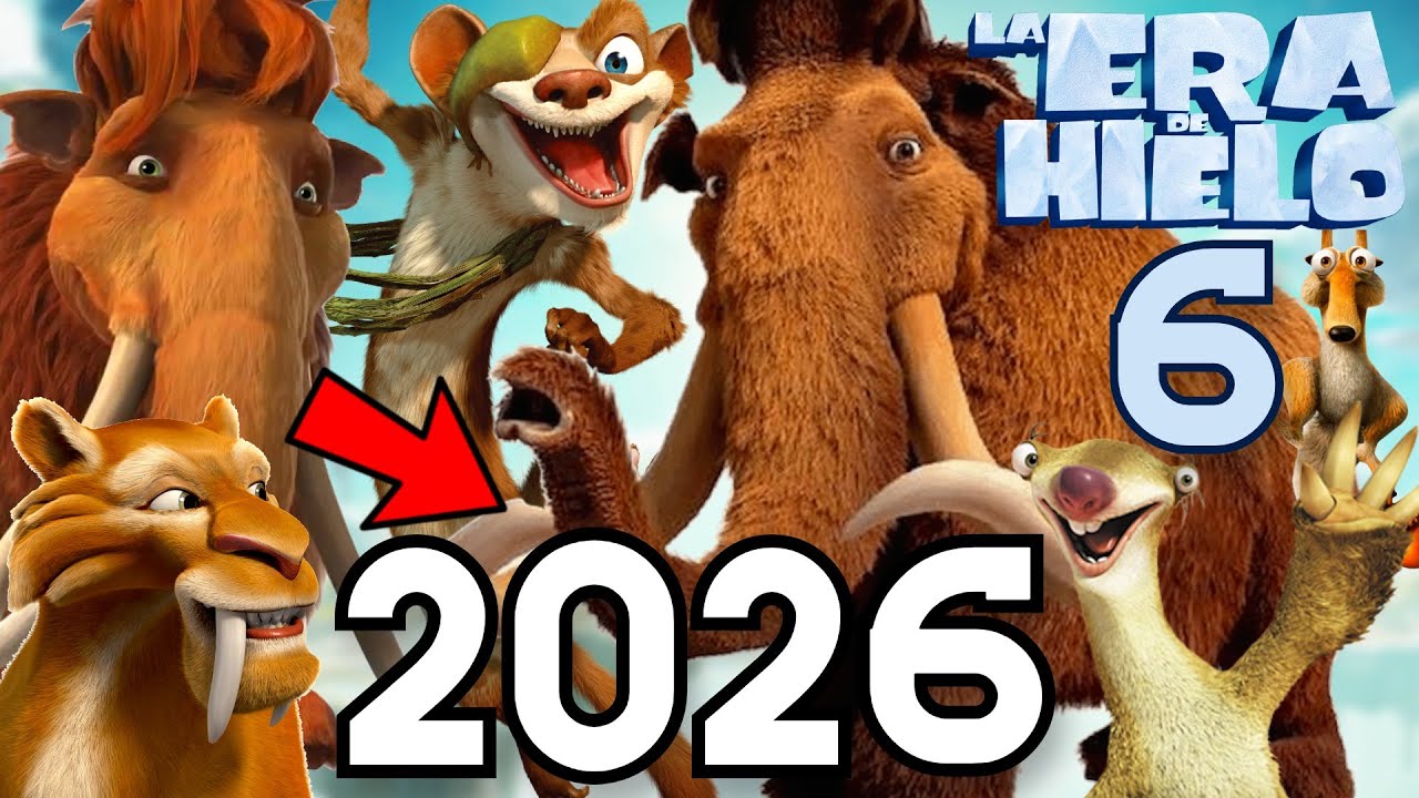 LA ERA DE HIELO 6 se ESTRENA en 2026!!! - LOGO OFICIAL, FECHA, CAST y TODO Sobre la NUEVA SECUELA