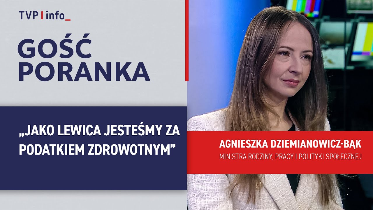 Agnieszka Dziemianowicz-Bąk: jako Lewica jesteśmy za podatkiem zdrowotnym | GOŚĆ PORANKA