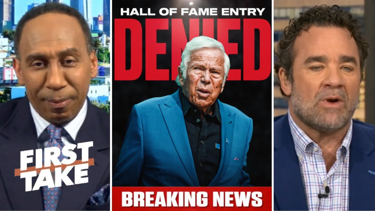FIRST TAKE| They are boycotting Patriots! - Stephen A. on Robert Kraft gets HOF snub after Belichick