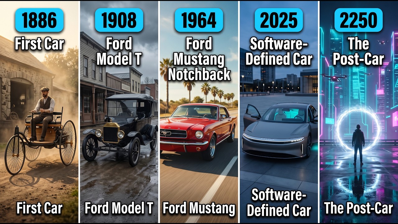 The Evolution of Cars &mdash; 1886 to 2250