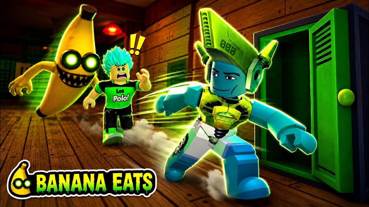 Le llamaban DANI el PRO. Los POLO en Roblox BANANA EATS