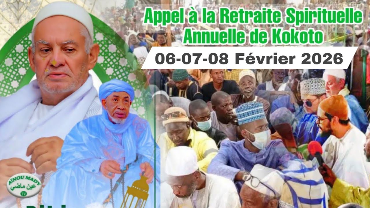 En route vers la Retraite Spirituelle Annuelle de Kokoto | 06, 07 et 08 Février 2026