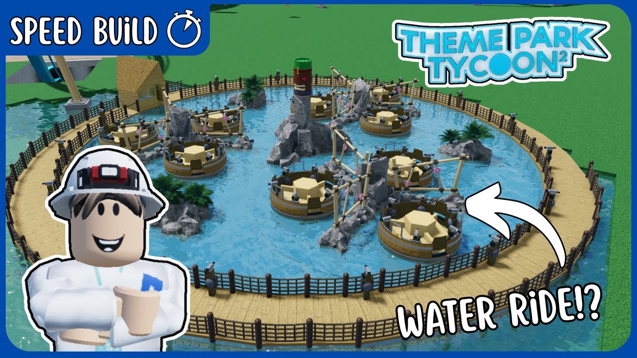 Строительство аттракционов Mack в игре Twist 'n' Splash - Theme Park Tycoon 2