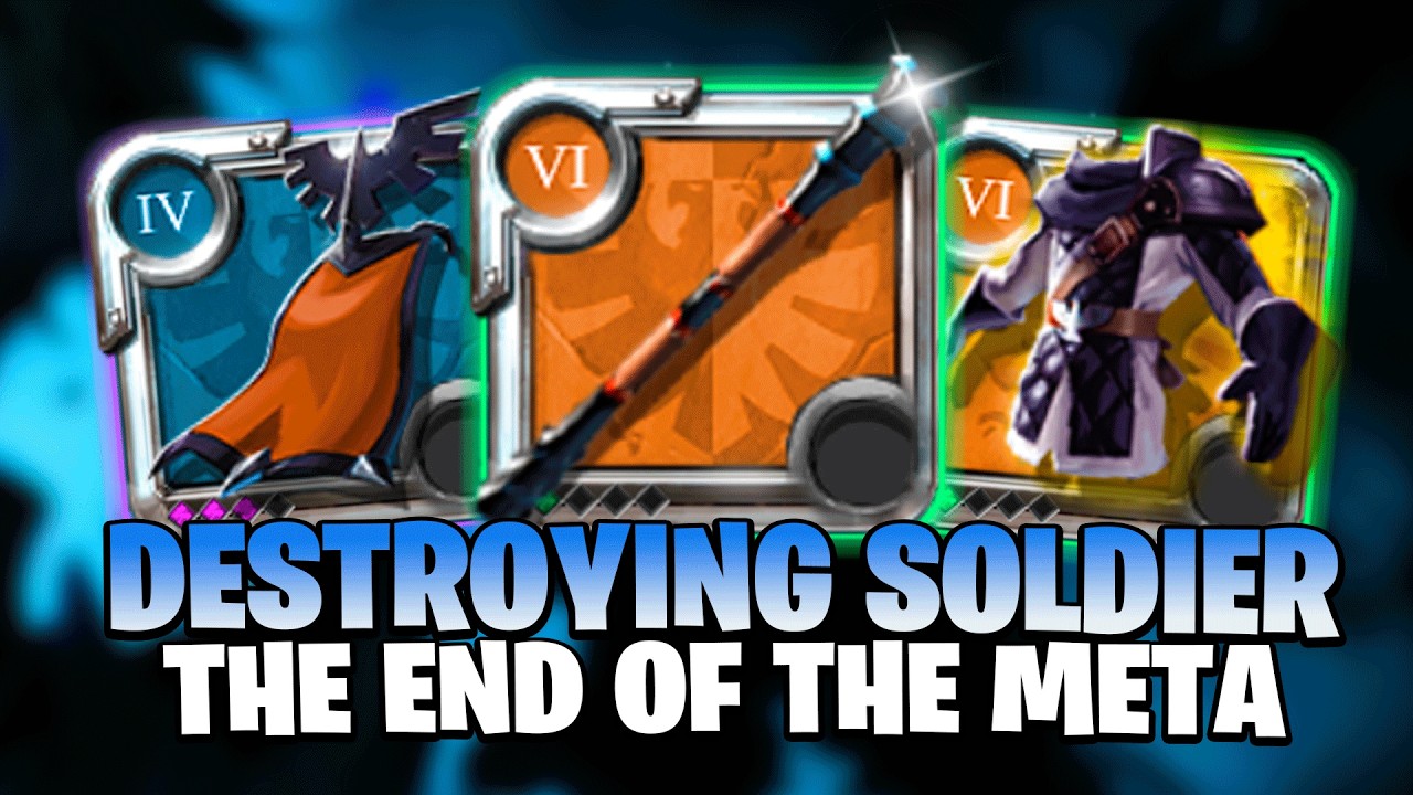 META BROKEN! T7 Quarterstaff destroys Soldier Armor in the Mists l Albion Online