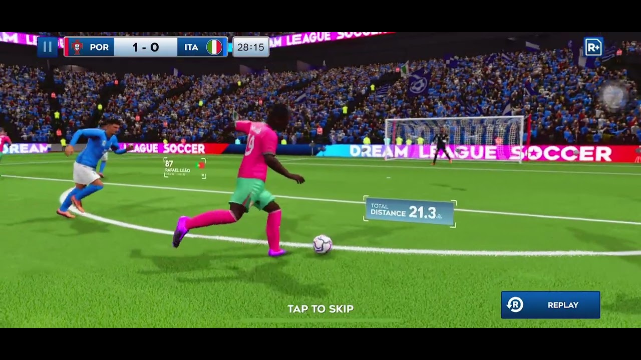 PORTUGAL VS ITALY 🇵🇹🇮🇹 (1-0) QUARTER FINAL INTERNATIONAL CUP ⚽️🏆#football #gaming #views #subscribe 
