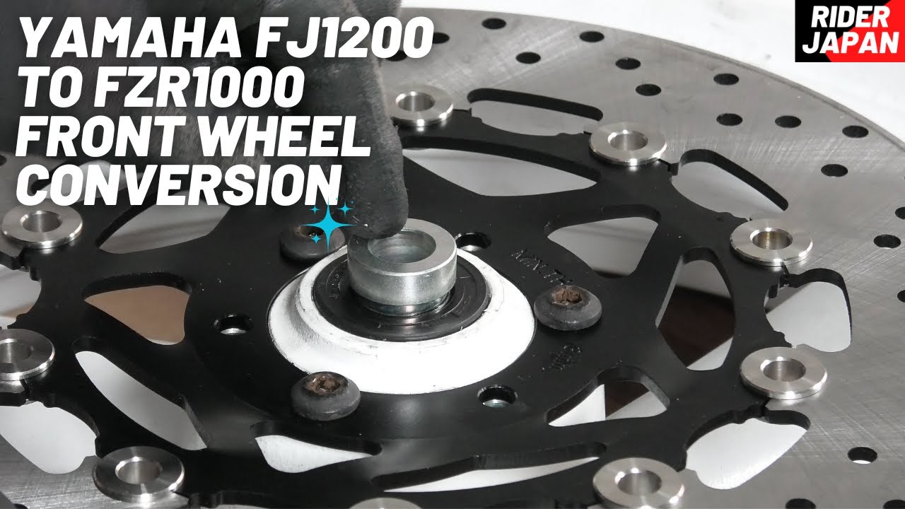 Yamaha FJ1200 to FZR1000 Front Wheel Conversion