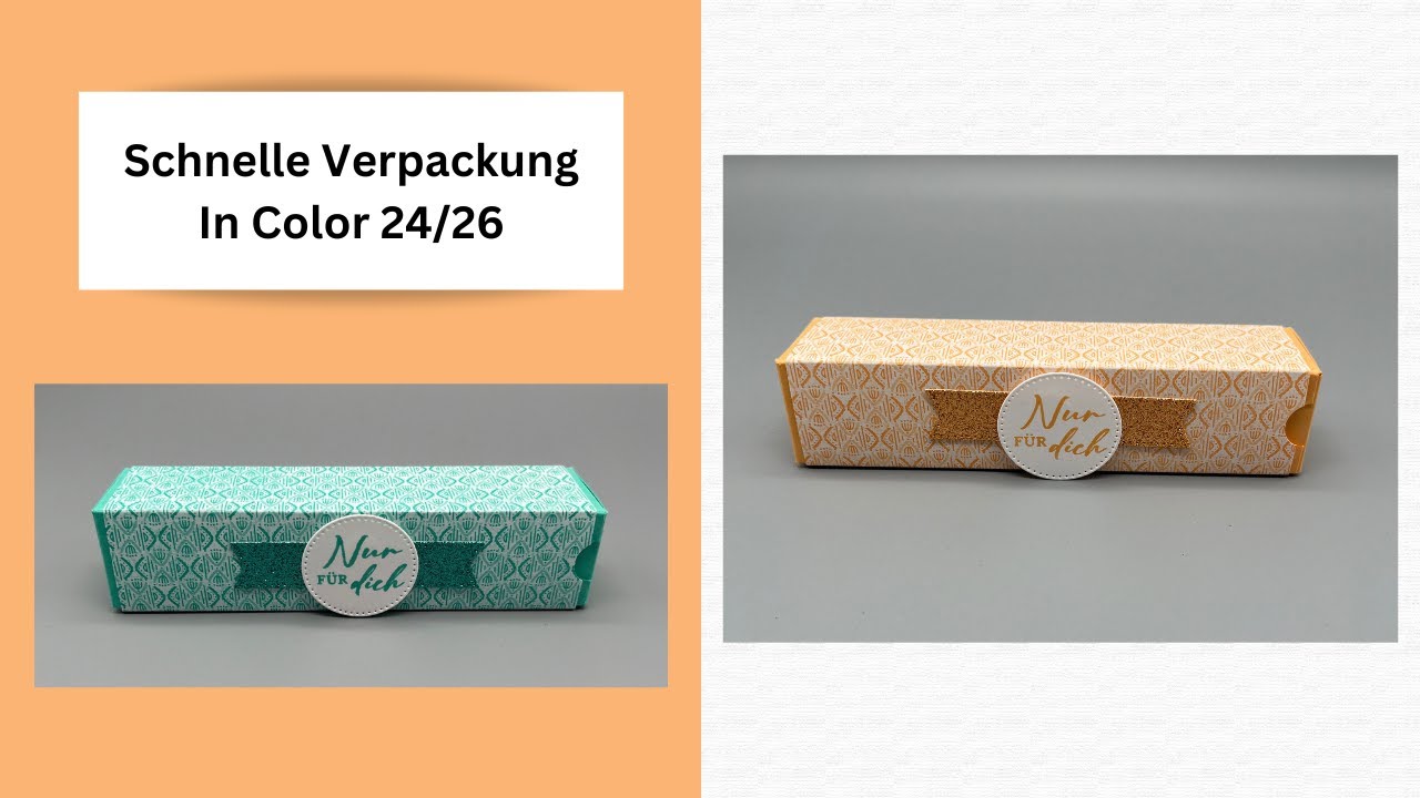 Schnelle Verpackung für neue Schoko Kugeln. Mit den Produkten von Stampin`UP!