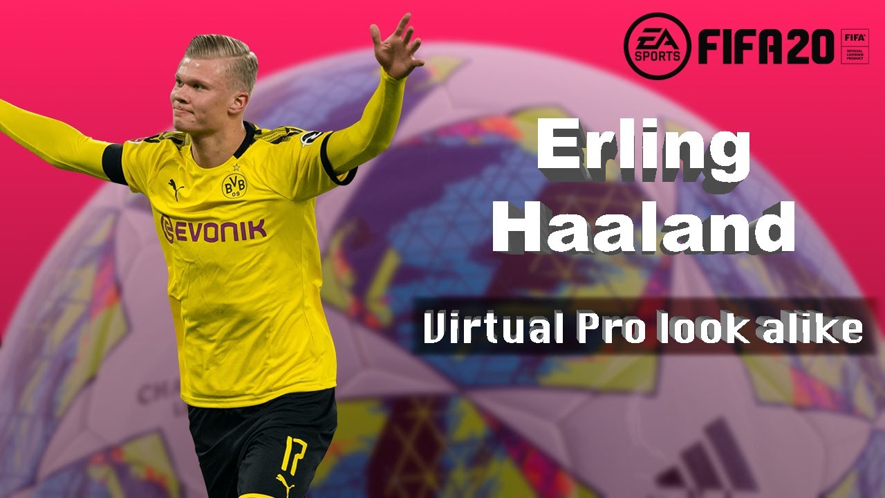 Erling Haaland - Fifa 20 Pro Clubs look alike