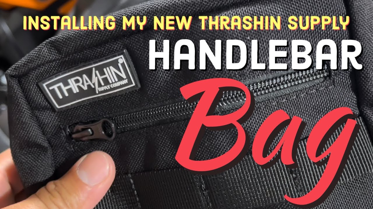Thrashin Supply Handlebar Bag Installation