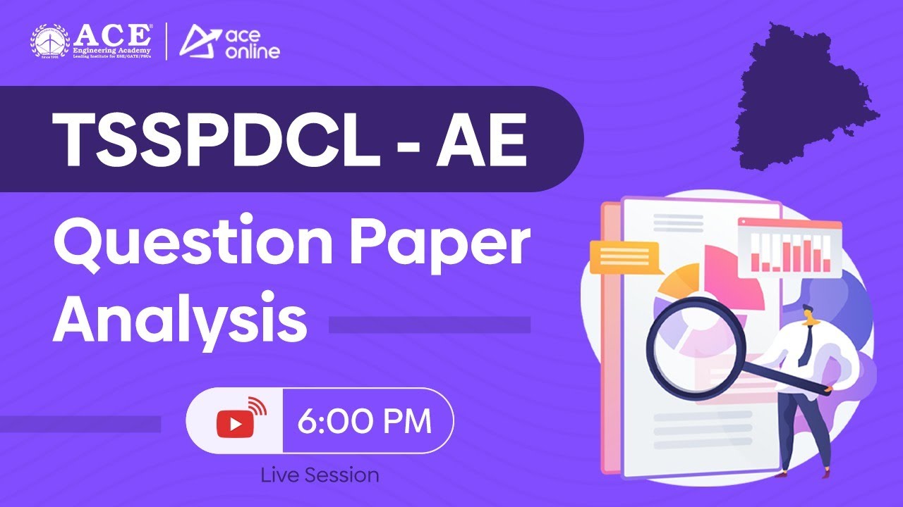 TSSPDCL- Assistant Engineer Question Paper Analysis ! Ace Online Live