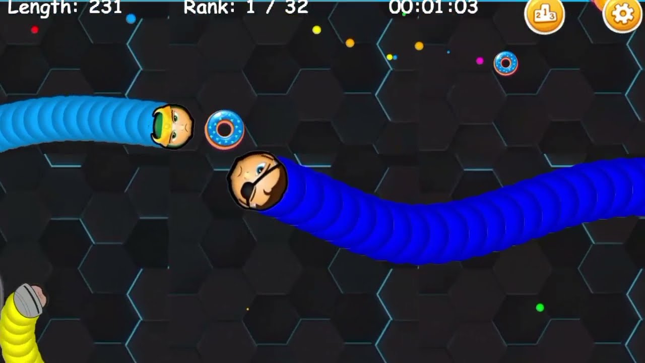 Cacing Terbesar Superhero Karakter Nick Fury🐍 Worm zone super heroes #166