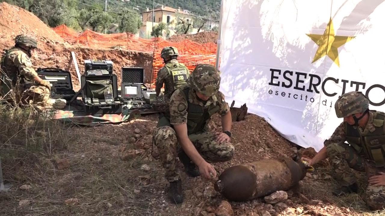 Terni, ordigno della Seconda Guerra Mondiale rimosso e fatto brillare