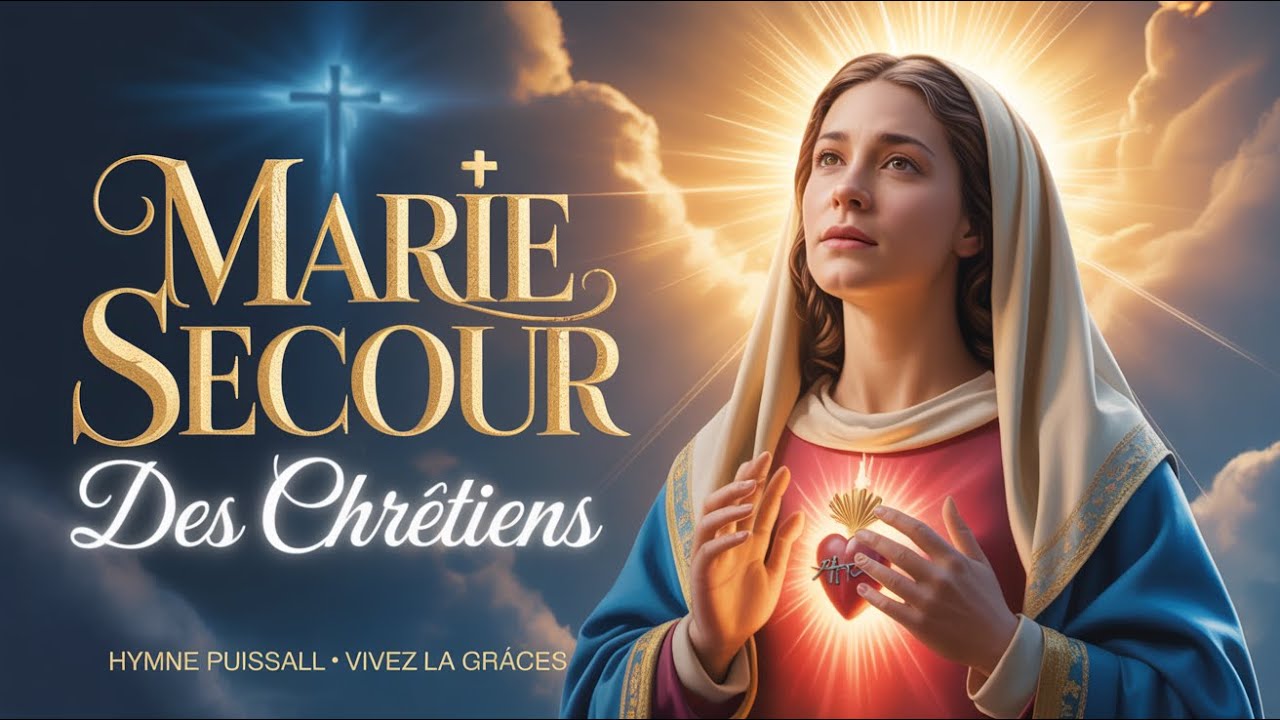Marie, Secours des Chrétiens : Hymne Puissant pour Toucher Ton Cœur 🙏🕊️✨ Vivez la Grâce!