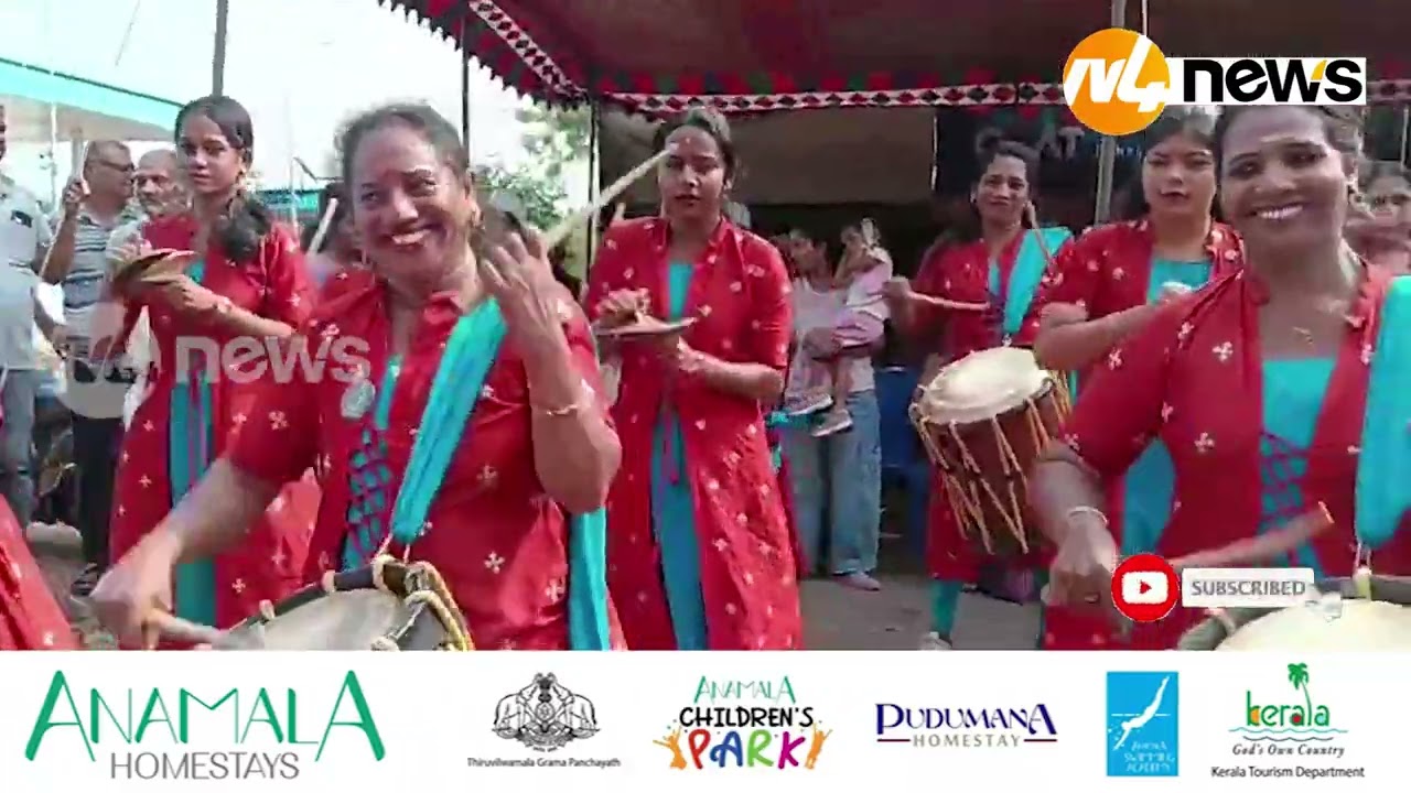 പൂര ചരിത്രത്തിൽ ആദ്യമായി വനിതകളുടെ ശിങ്കാരി മേളം സംഘടിപ്പിച്ച് പിങ്ക് പവർ വനിതാ കൂട്ടായ്മ