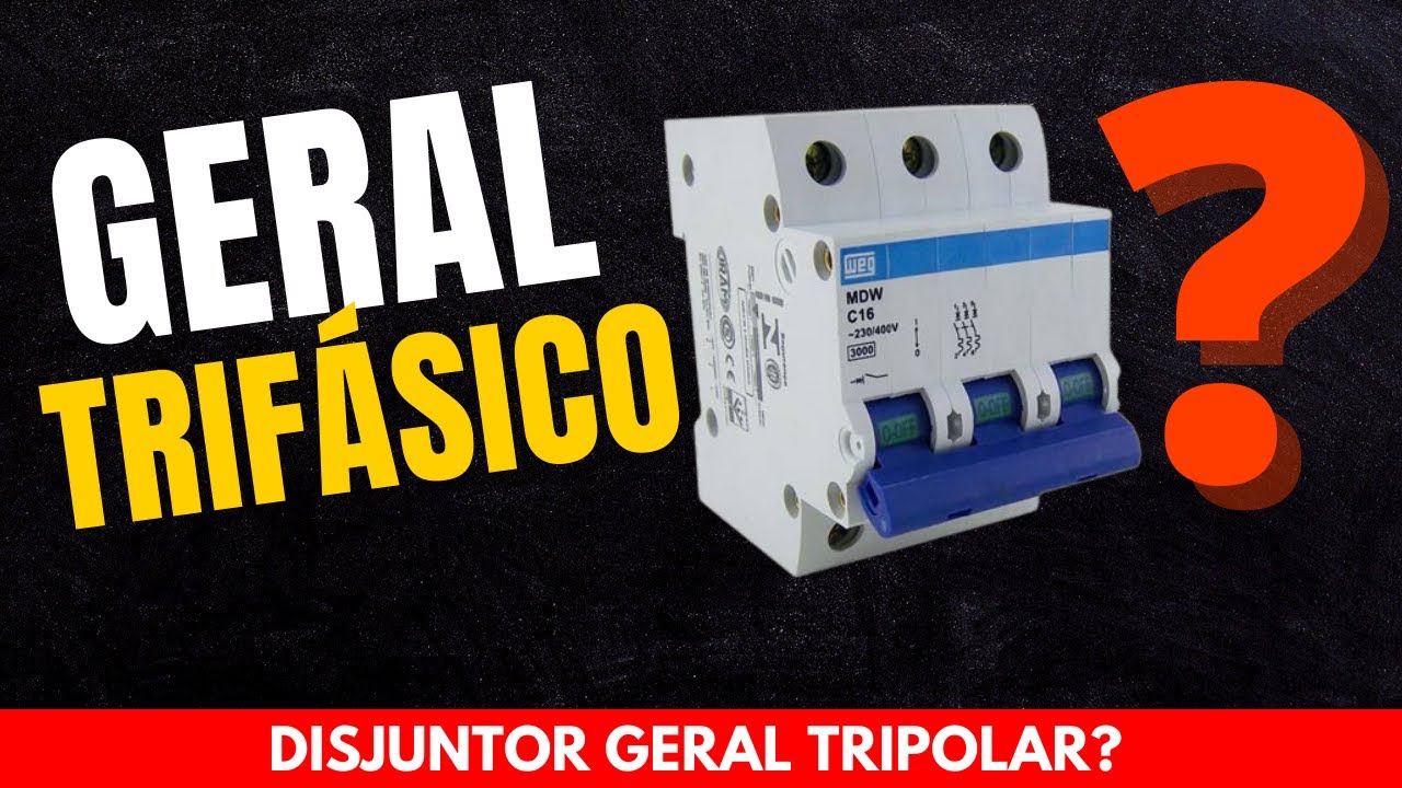 COMO DIMENSIONAR UM DISJUNTOR GERAL TRIPOLAR PARA O TRIFÁSICO?