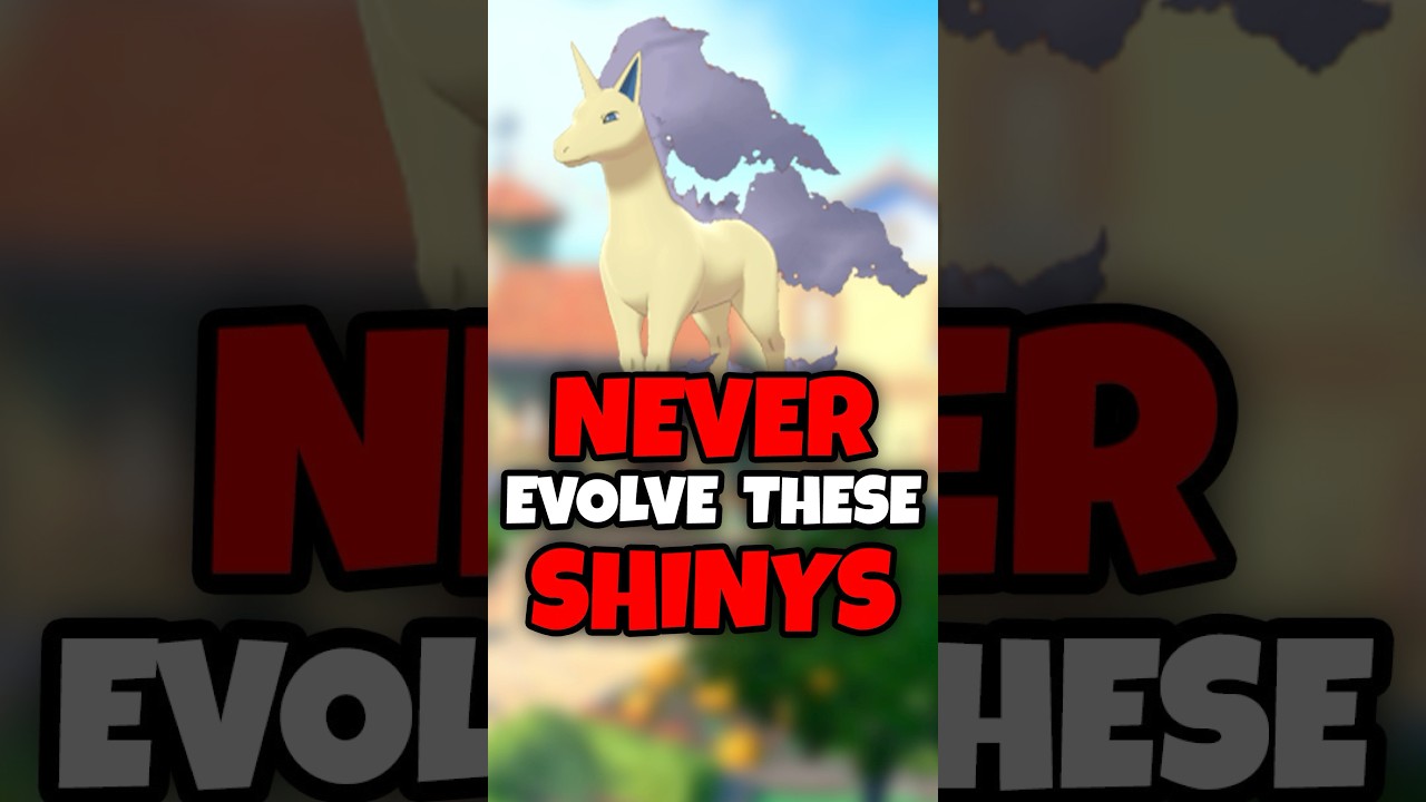 Shiny Pokemon You Should NEVER Evolve! #shorts #pokemon #shinypokemon
