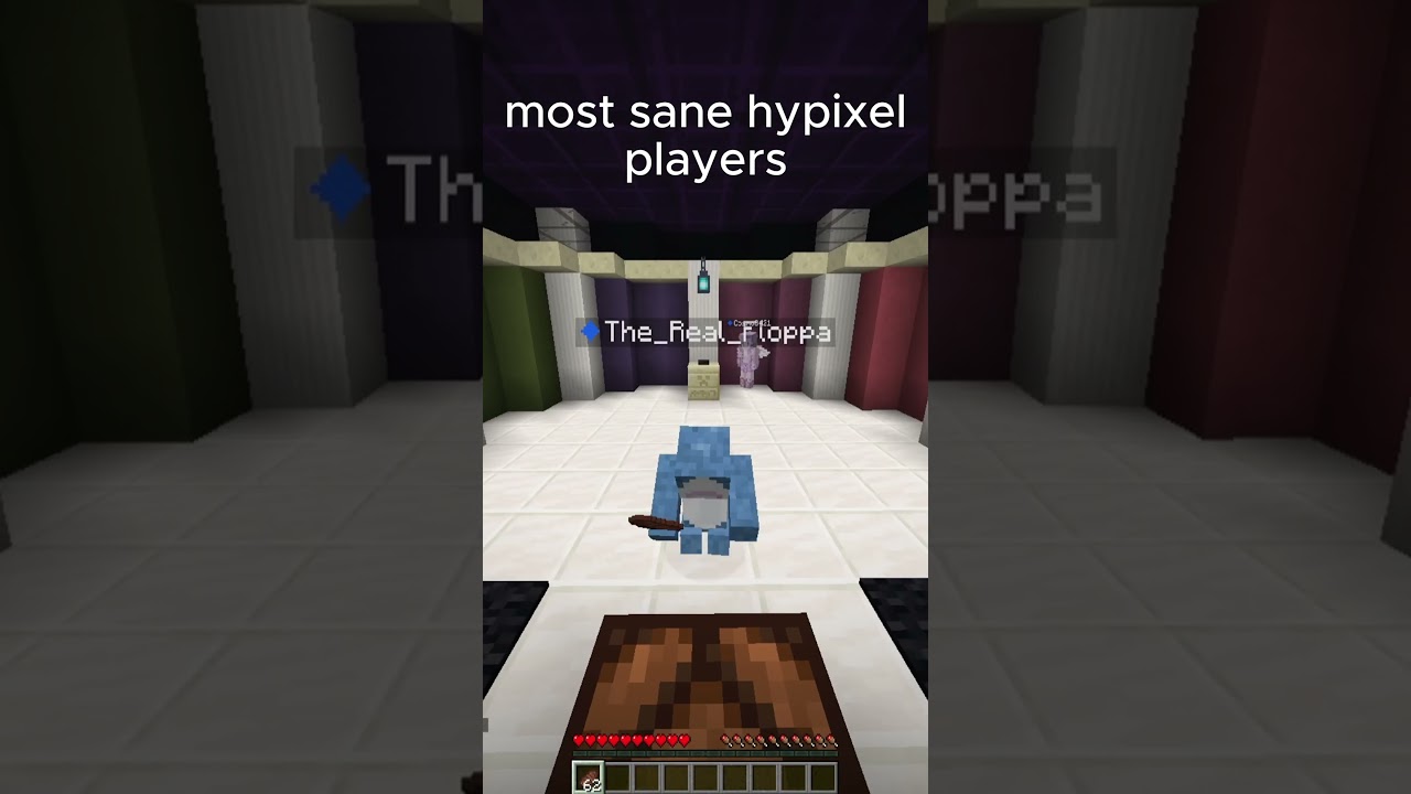 most sane hypixel players #minecraft #hypixel #funny #insane