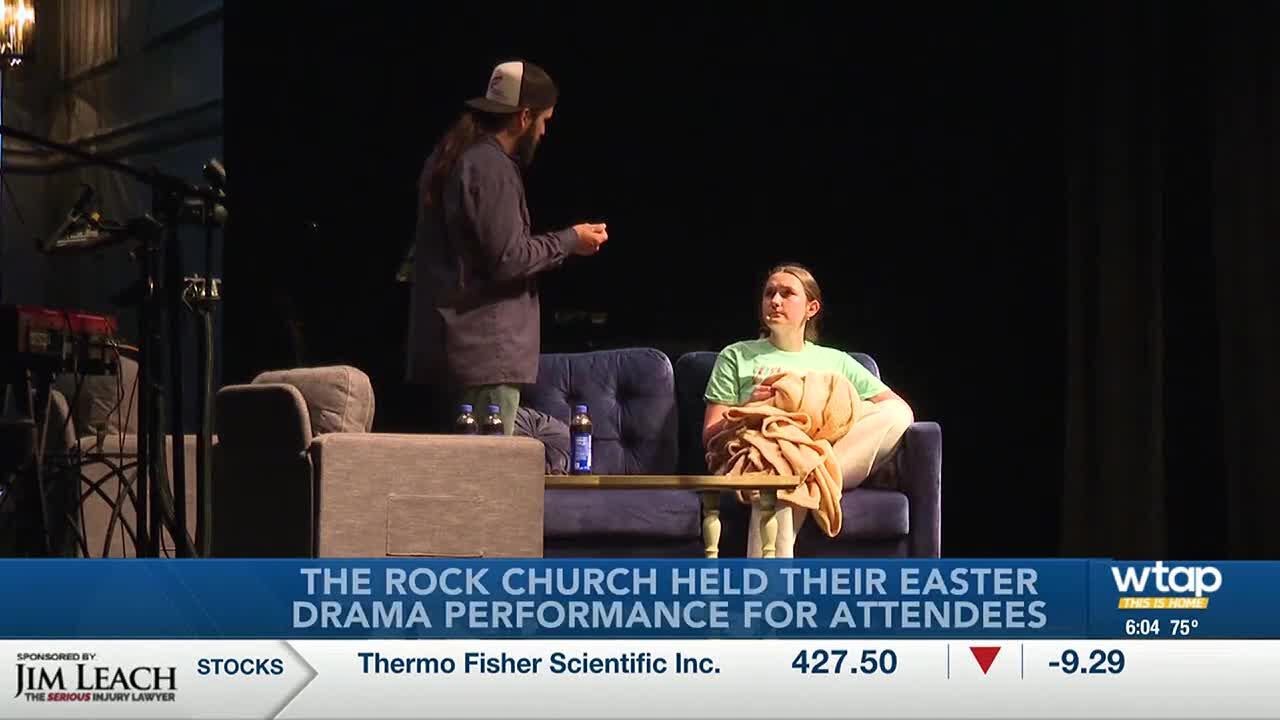 The Rock Church performs Easter Drama for their Easter Sunday service