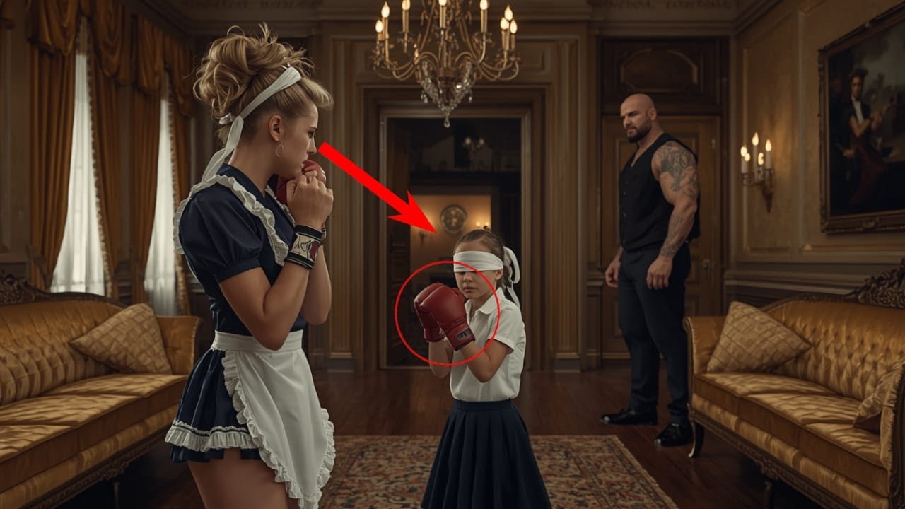 Глава мафии застал горничную, обучающую его слепую дочь драться — правда заставила его замереть