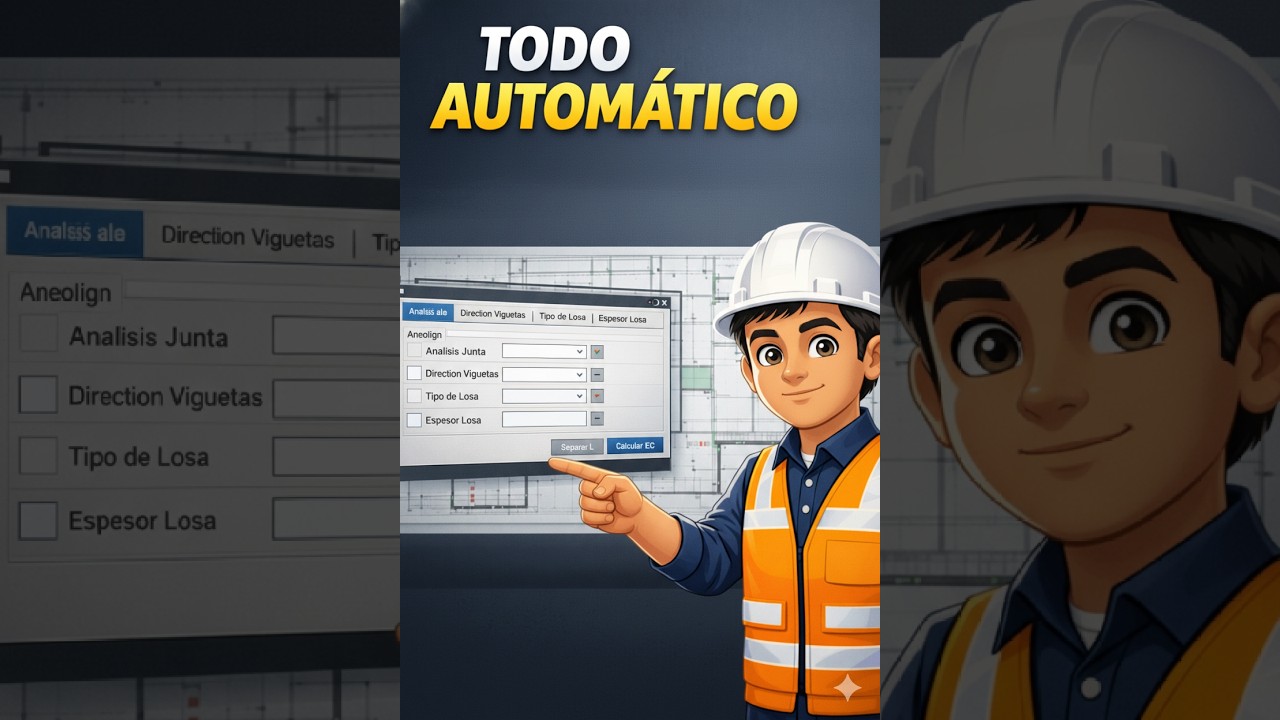 “De 20 minutos a 2: Automatiza tu Predimensionamiento de Losas en AutoCAD”