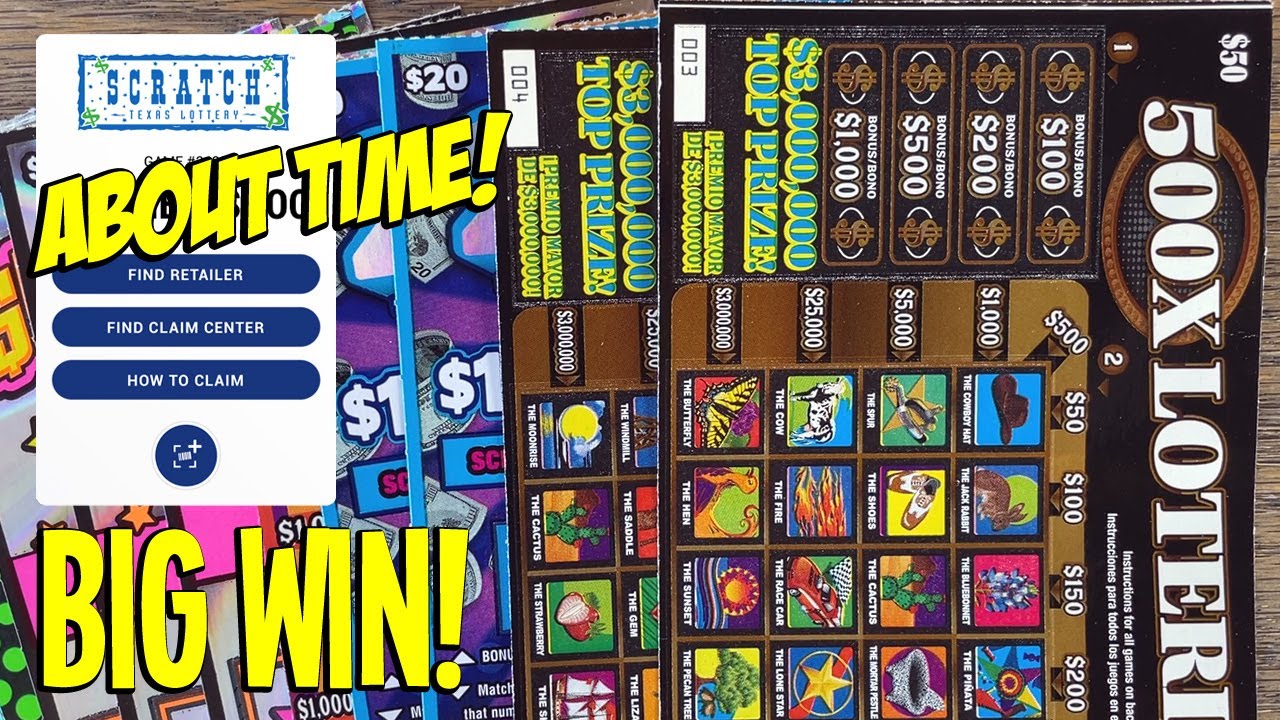 WE WERE DUE! **BIG WIN!** $220 Texas Lottery Scratch Offs