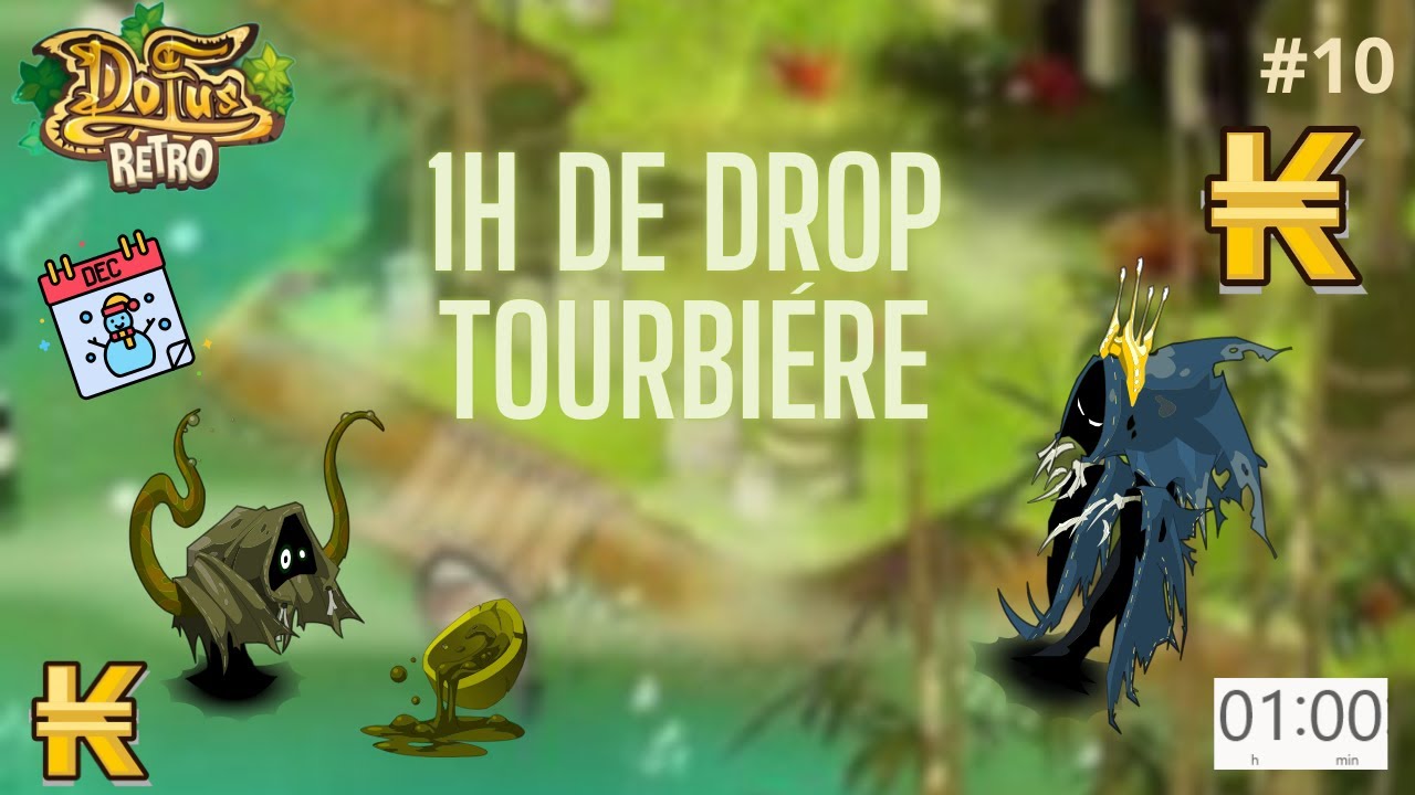 [DOFUS RETRO] 1H de DROP Tourbiére = Roisingue et KAMAS :p🤯🔥