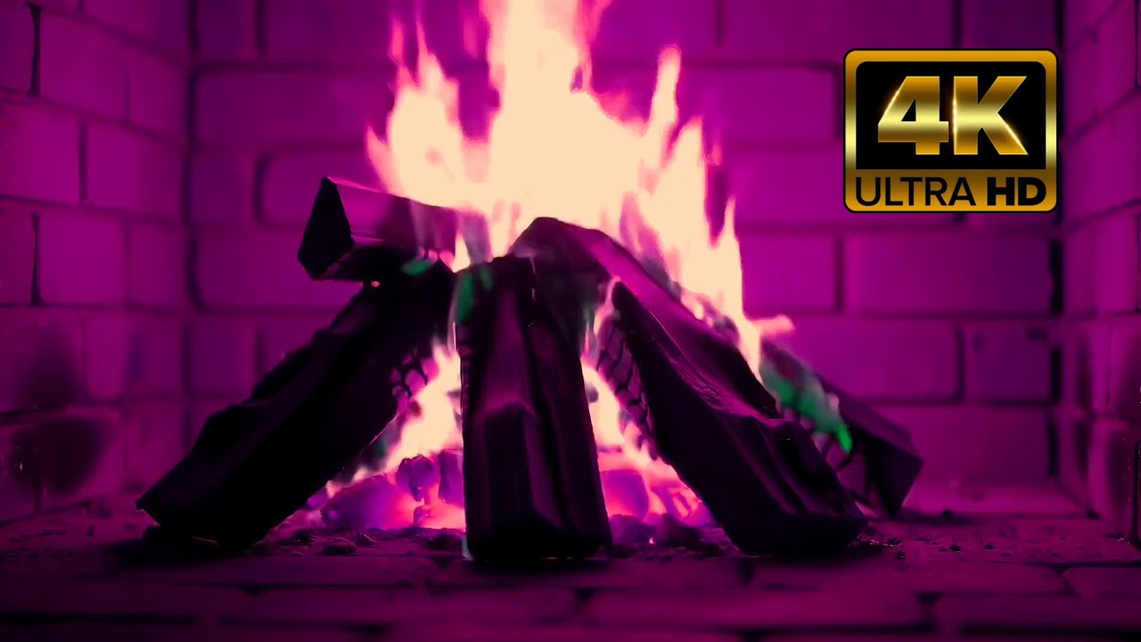 🔥Calming Fireplace Crackling 24/7 | ❄️Serene Snow Cabin Views | Winter Ambience (No Music)