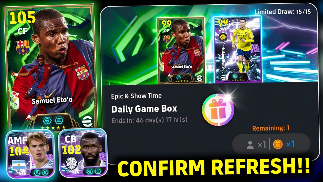 ОБНОВЛЕНИЕ!! Новый ежедневный игровой набор уже здесь 🤩 eFootball 2026&trade; 😱