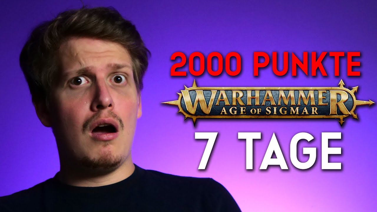 2000 Punkte Age of Sigmar in 7 Tagen! - René's Road to Raccoon Rumble #2
