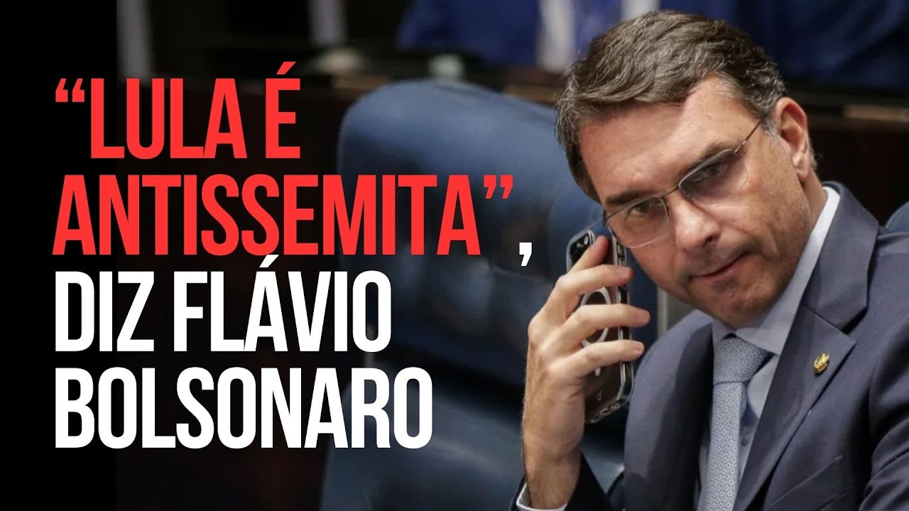 “Lula é antissemita”, diz Flávio Bolsonaro durante evento em Israel