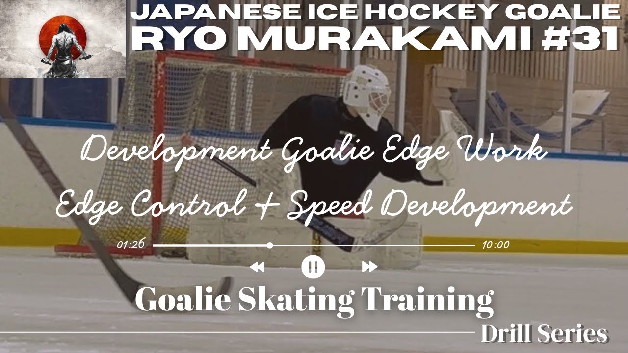 Skating Drill #57 【Basic Goalie Positioning | Depth Control & Box Control & Angle & Square】