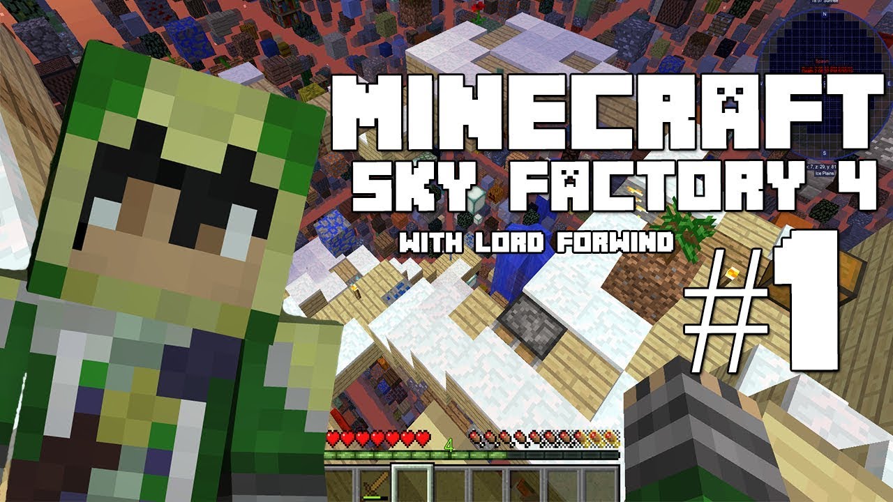 Minecraft Sky Factory 4 - Ep.1 The Skygrid!