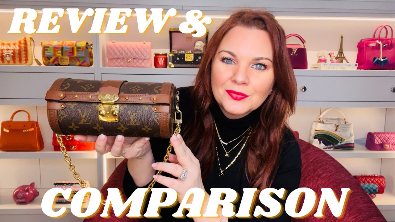 LOUIS VUITTON PAPILLON TRUNK REVIEW, COMPARISON WITH LV PETITE MALLE, WHAT FITS & MOD SHOTS.